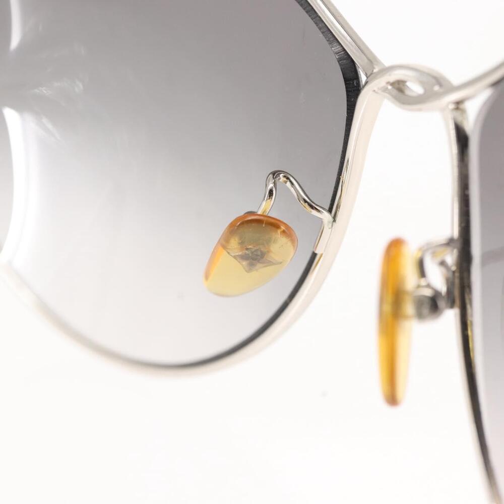 LOUIS VUITTON Daisy Sunglasses Metal Silver Z0261U LV Auth 143996 - Picture 8 of 13